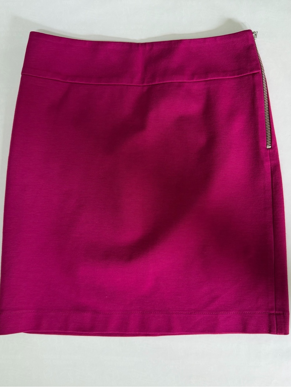 Banana Republic Fuchsia Mini Skirt with Side Zip